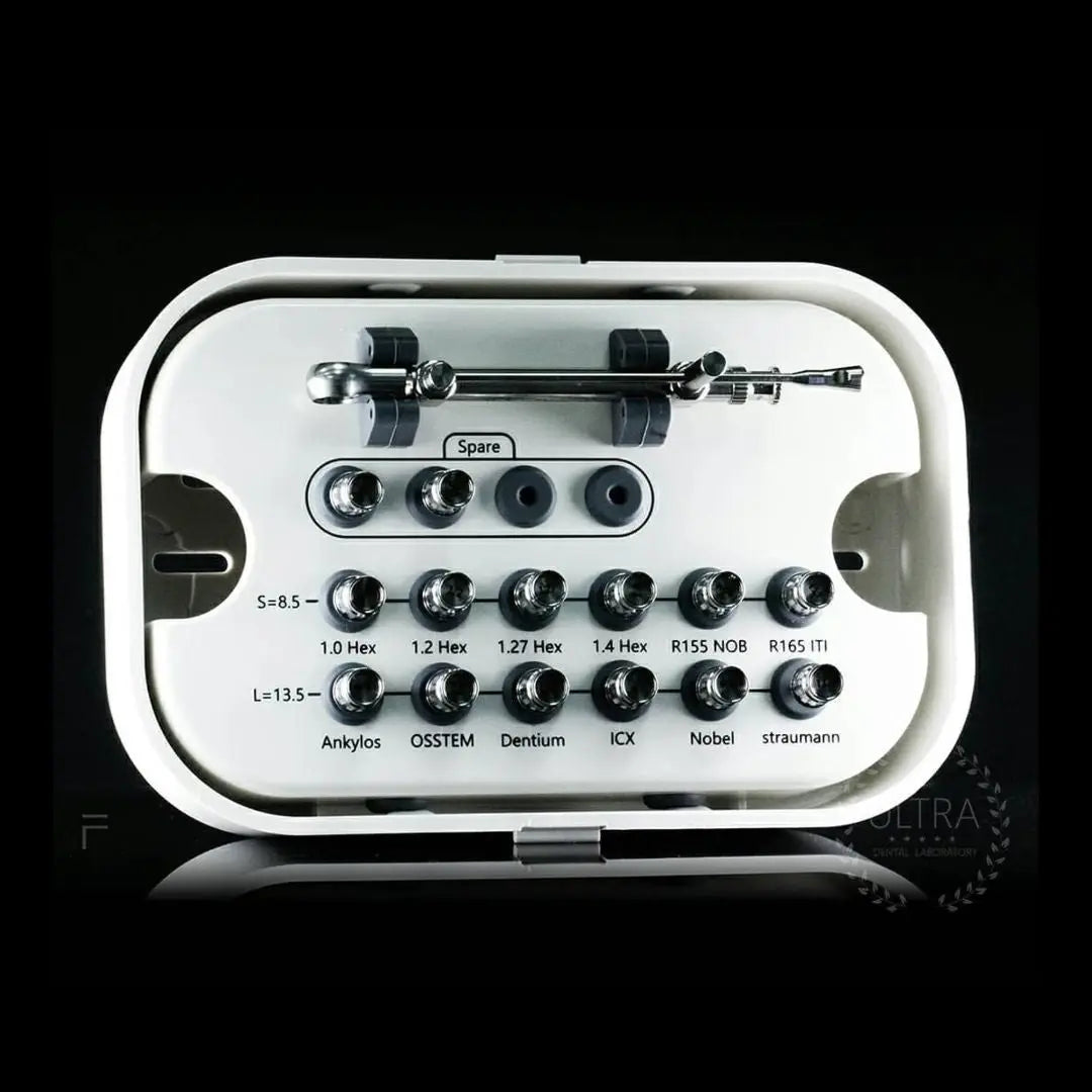 Universal Dental Implant Driver & Prosthetic TorqueBox Dentiphoto