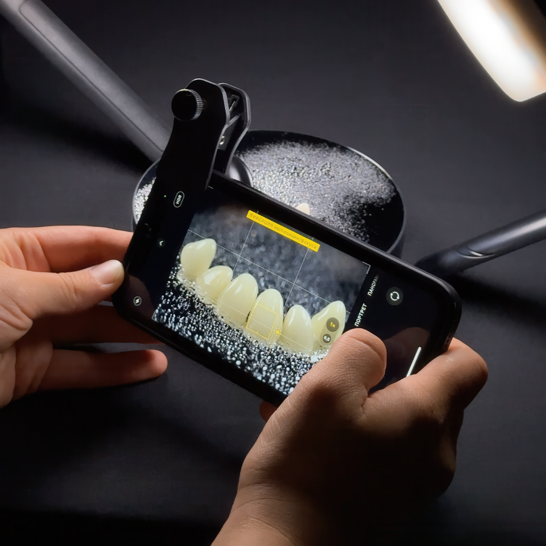 Kit móvil para fotografía macro dental y de sujetos