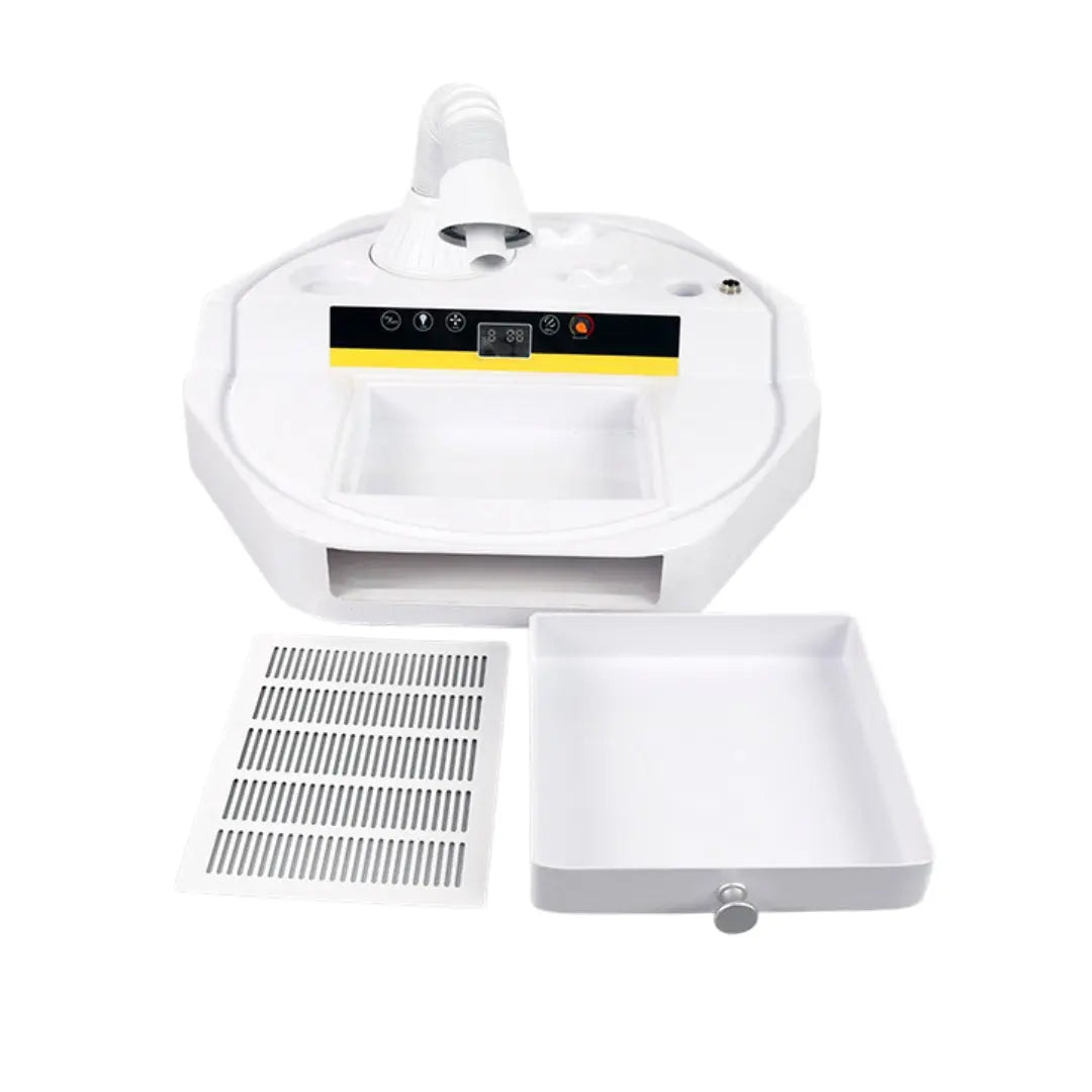 Dust-Free Polishing Station with Built-In Micromotor and Suction Dentigear