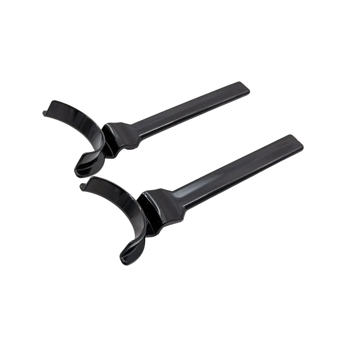 Upper and Lower Cheek Retractor Black Occlusal For Dental Photography