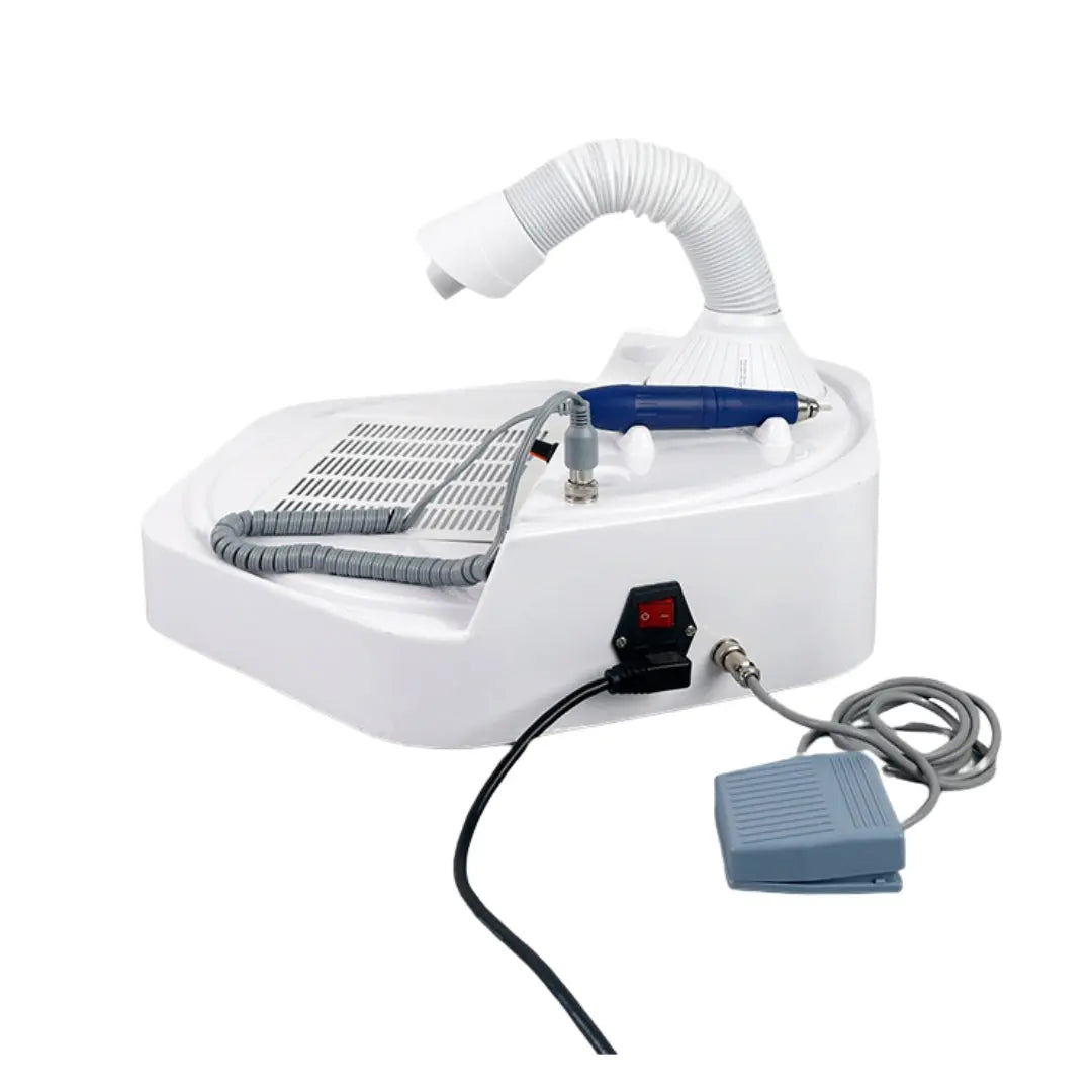 Dust-Free Polishing Station with Built-In Micromotor and Suction Dentigear