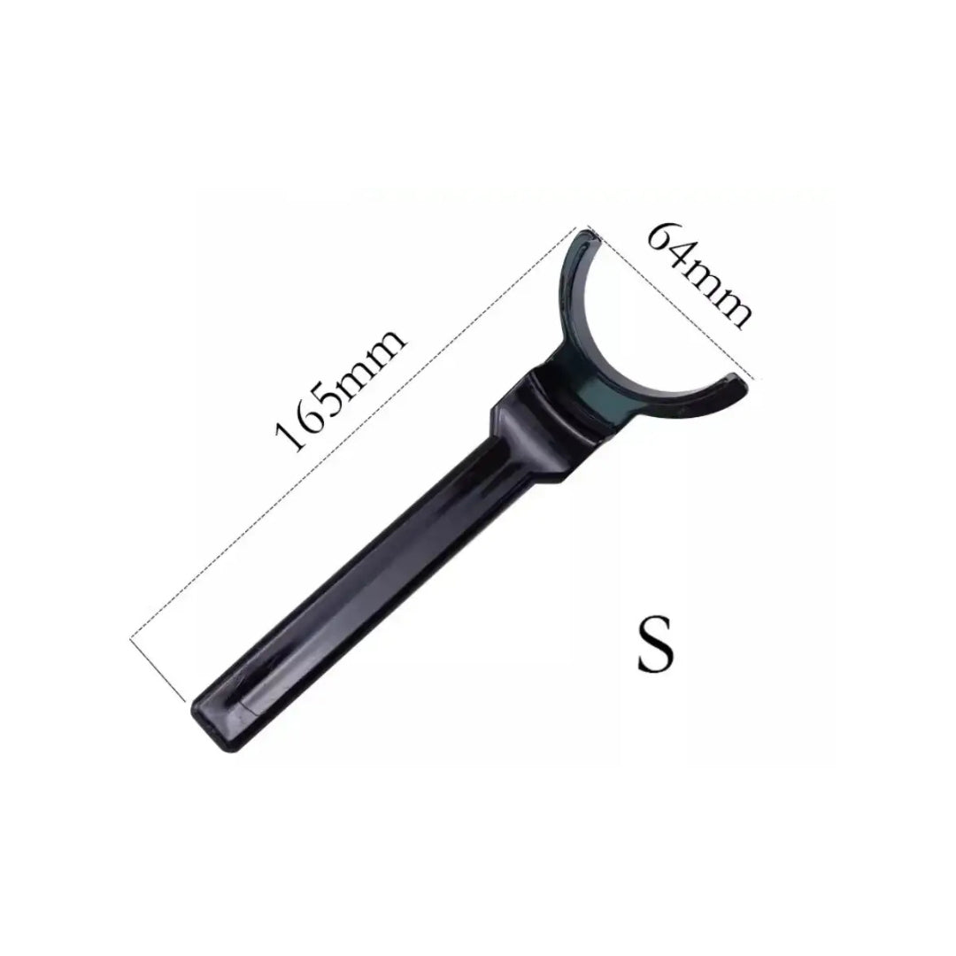 Upper and Lower Cheek Retractor Black Occlusal For Dental Photography