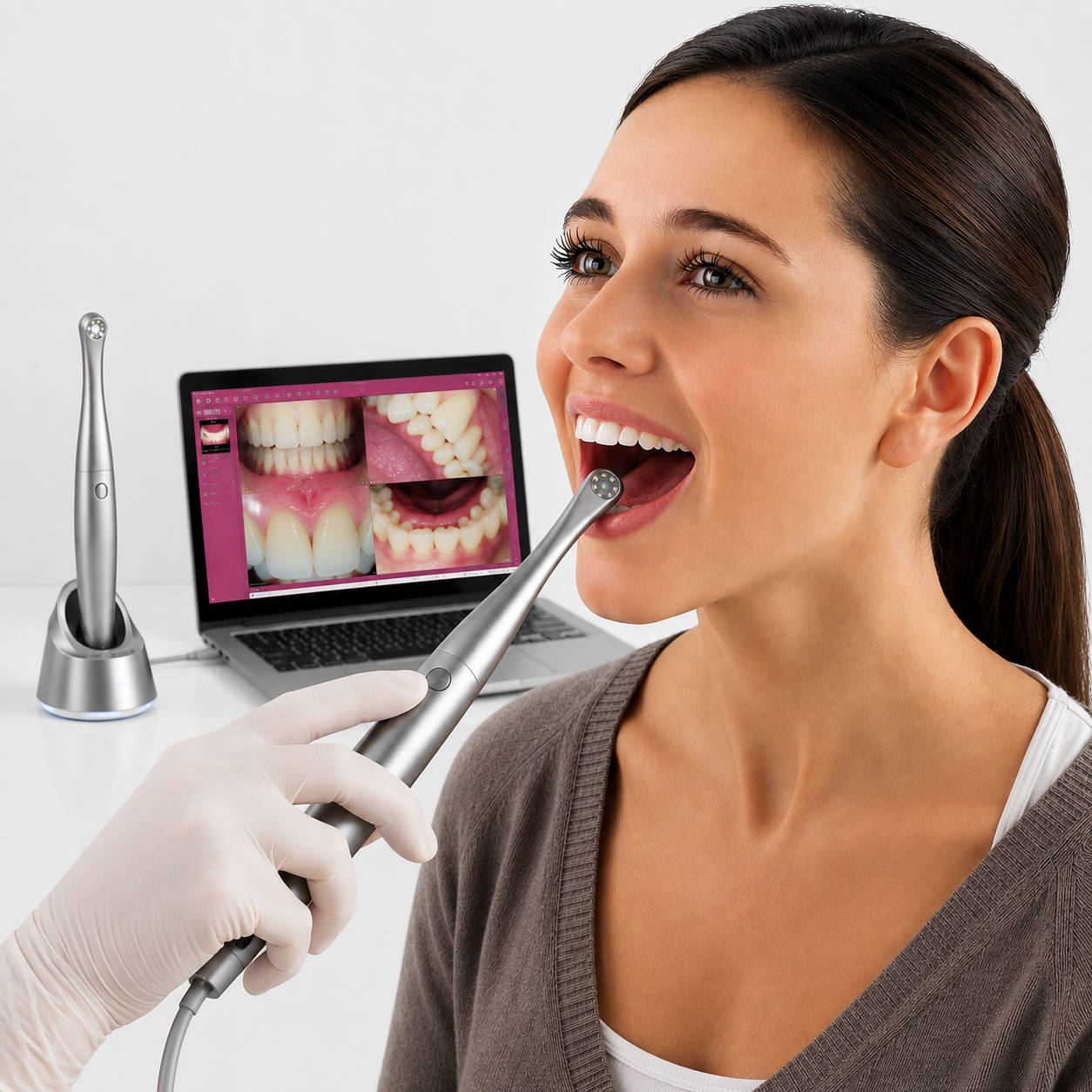 5MP Wireless Intraoral Camera with 2K HD Imaging & 5G Wi-Fi