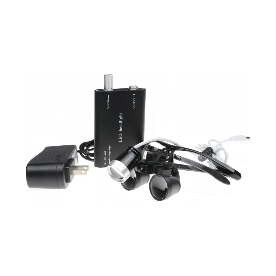 Dental Loupes with LED Headlight – Premium Optical Kit
