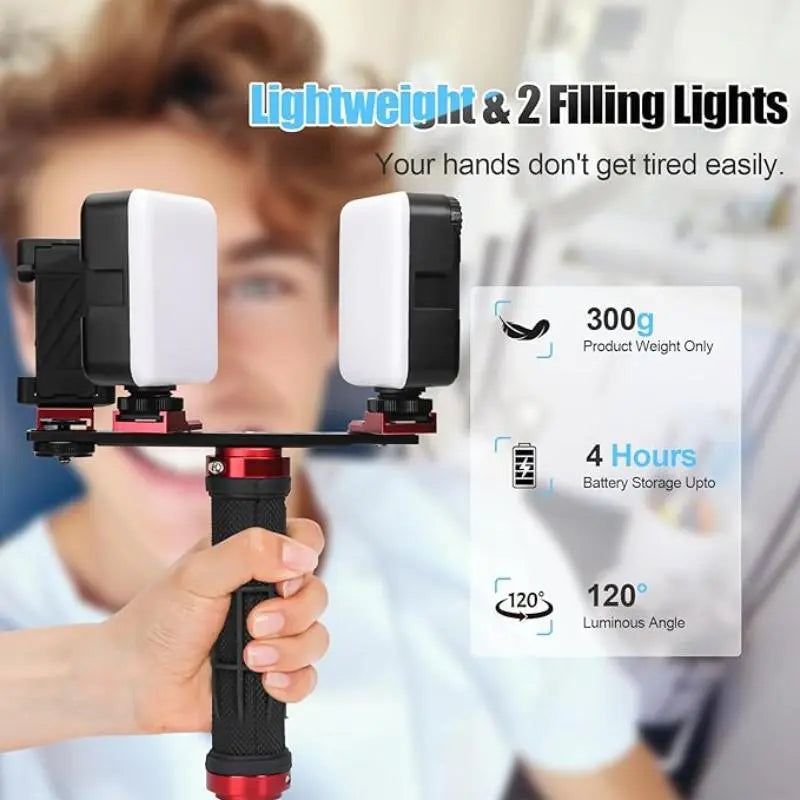 Twin Light For Mobile Dental Photography and Accessories Dentiphoto