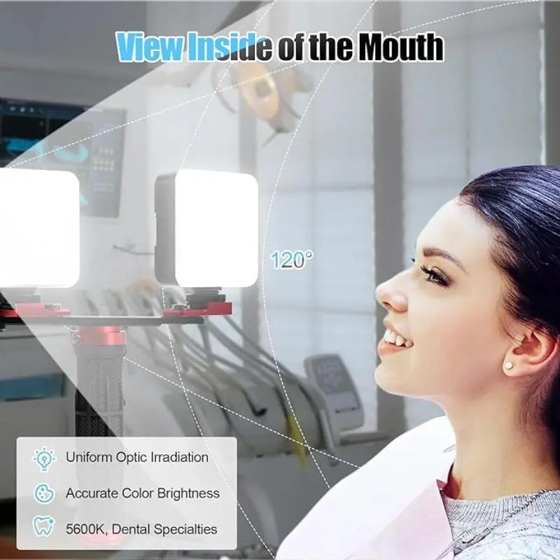 Twin Light For Mobile Dental Photography and Accessories Dentiphoto