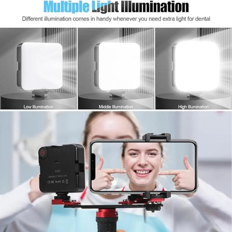 Twin Light For Mobile Dental Photography and Accessories Dentiphoto