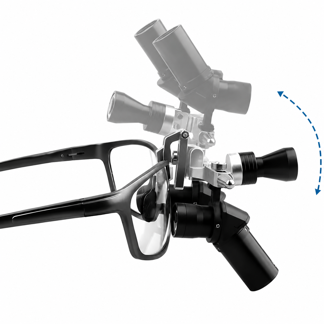 Adjustable Dental Ergo Loupes with LED Light — 4X, 5X, or 6X Magnification