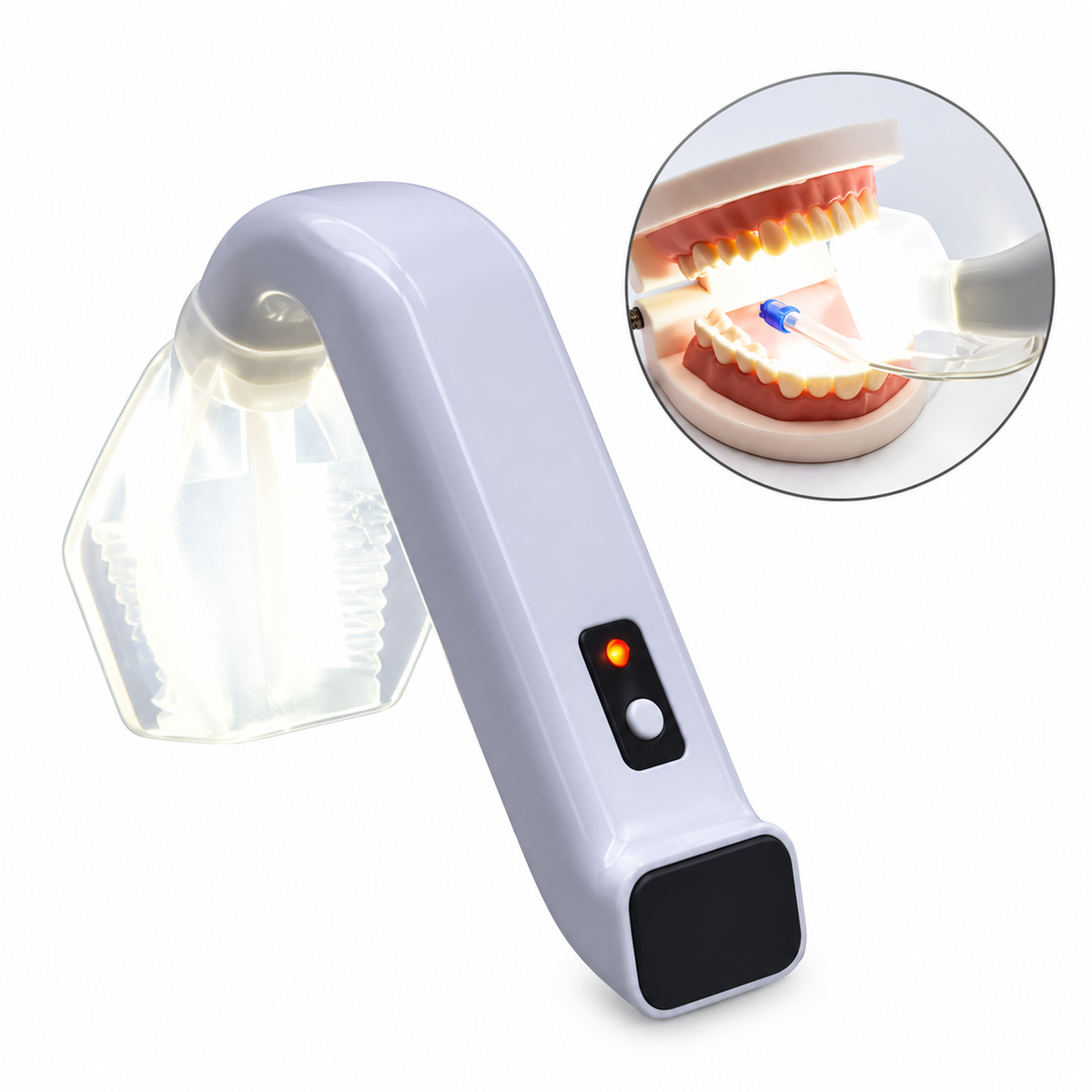 All-in-One Dental Isolation System – LED Light, Suction & Mouth Opener