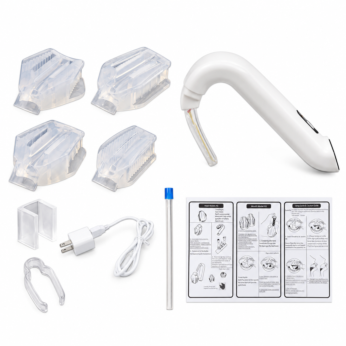 All-in-One Dental Isolation System – LED Light, Suction & Mouth Opener