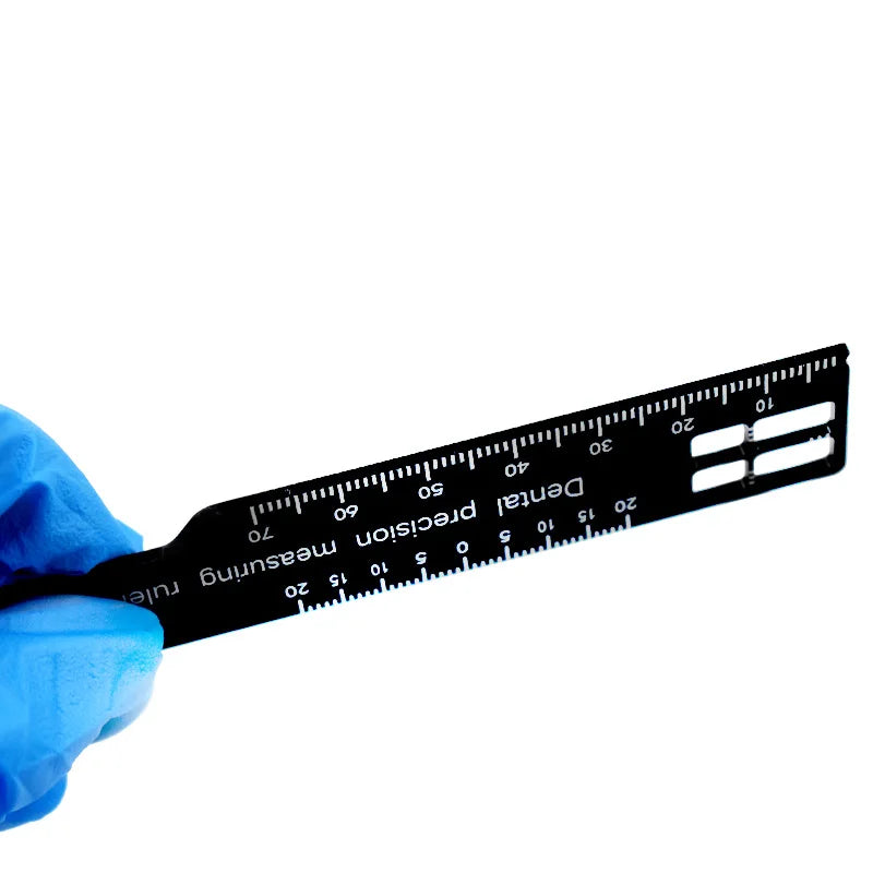 Regla de medición de precisión dental