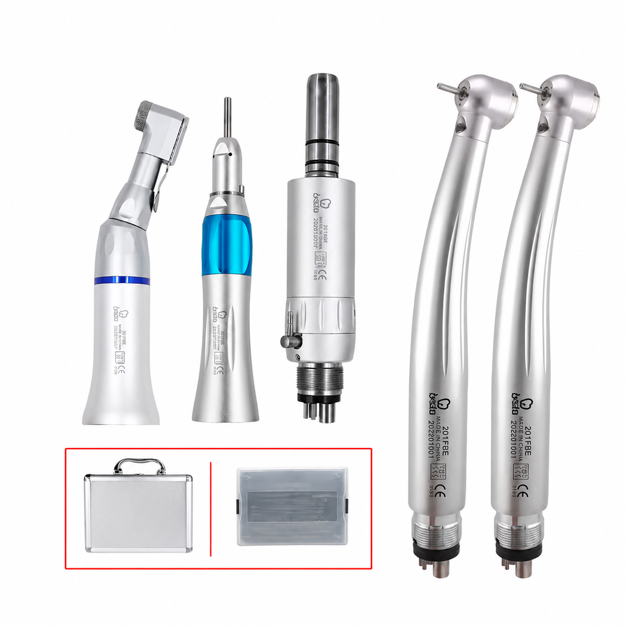 Dental Handpiece Kit with LED 4-Hole