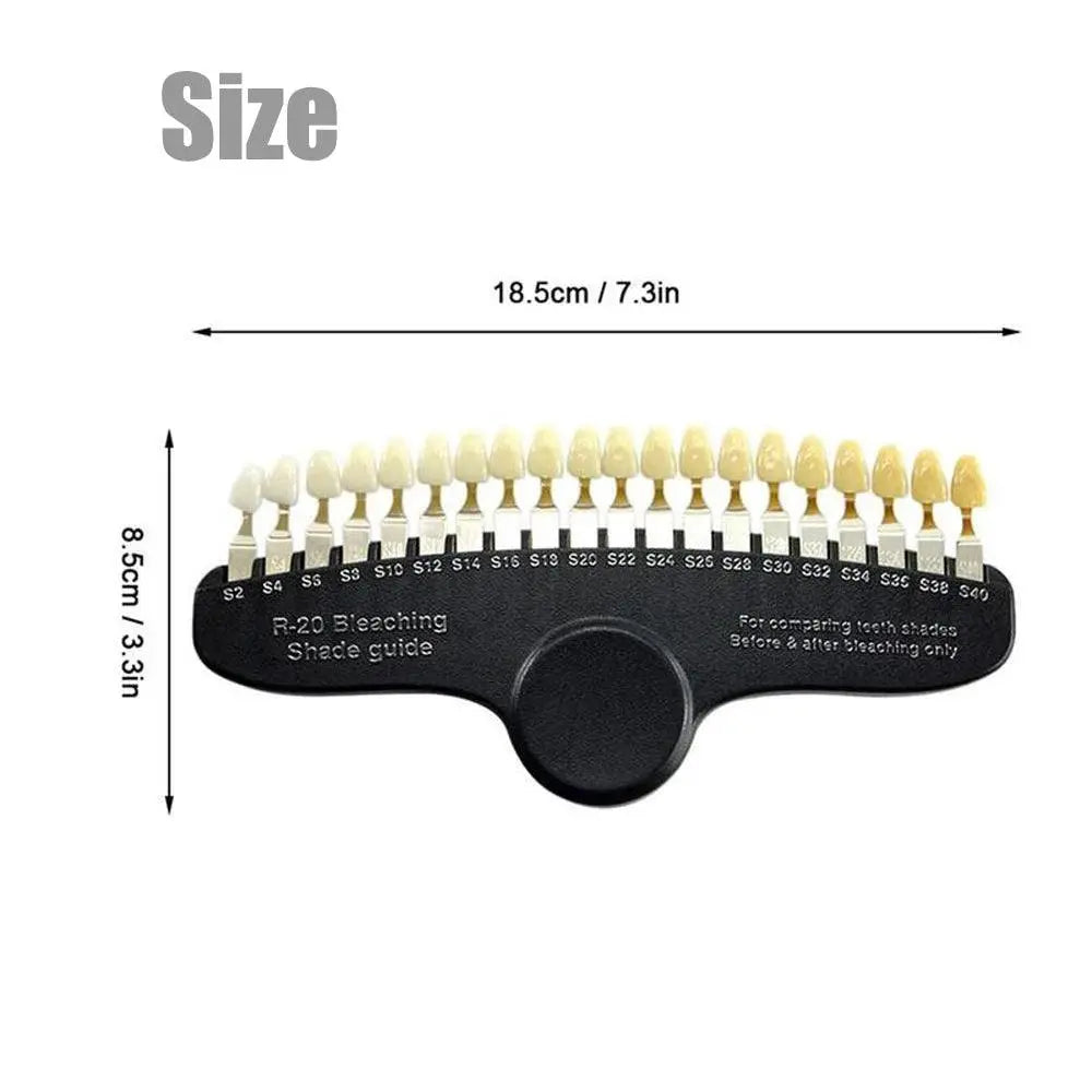 R-20 Teeth Whitening Shade Guide with Mirror Dentiphoto