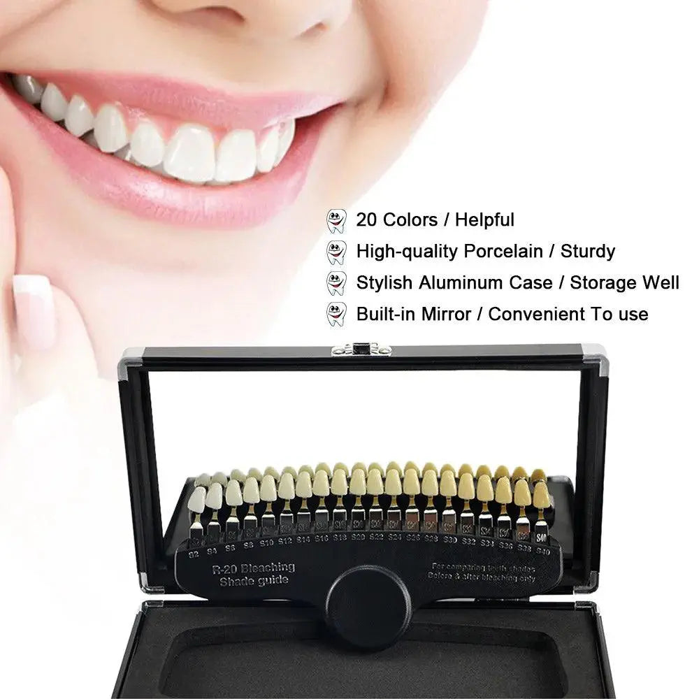 R-20 Teeth Whitening Shade Guide with Mirror Dentiphoto