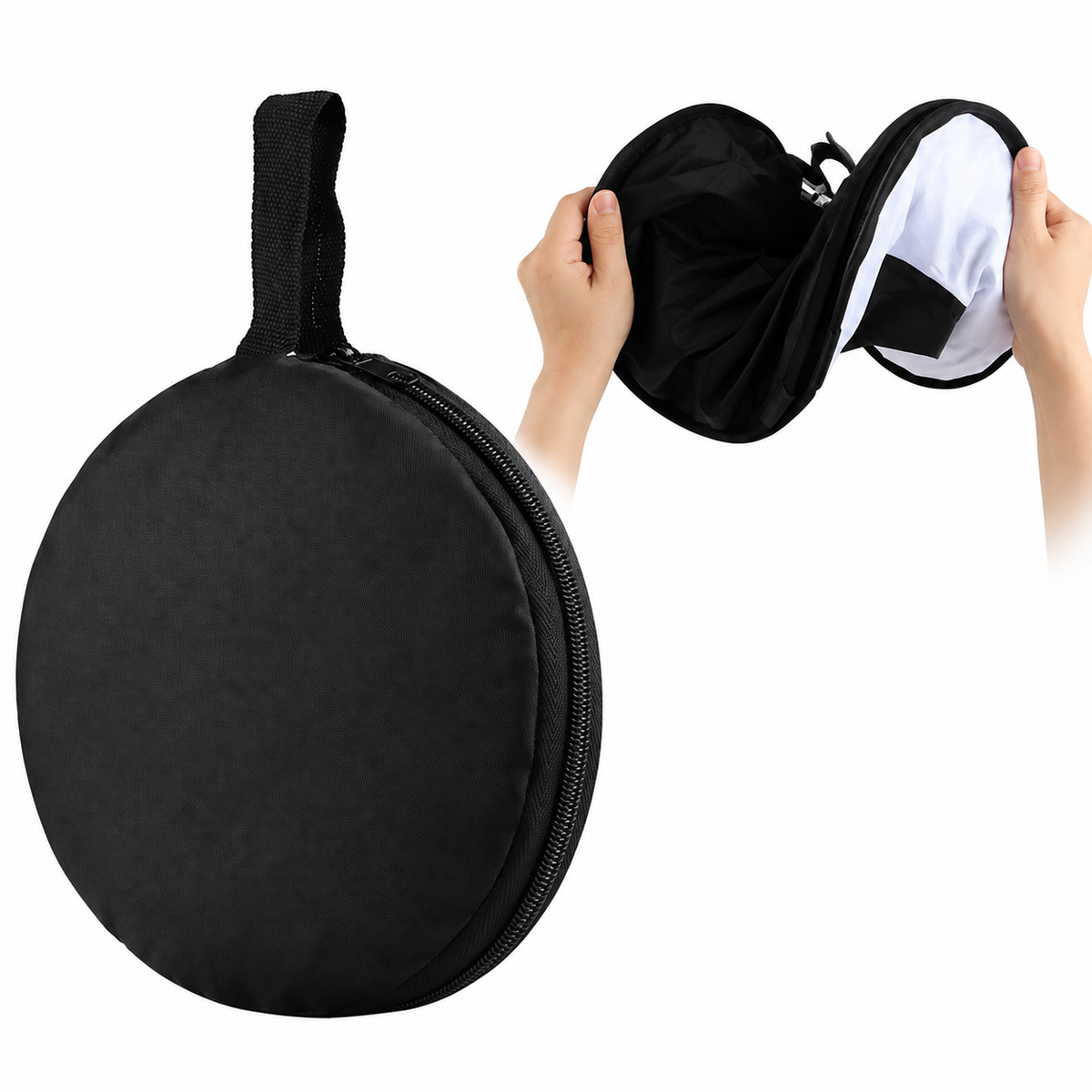 Diffuseur pour softbox annulaire de 45 cm pour la photographie dentaire — diffuseur pliable pour flash cobra, pour un éclairage uniforme
