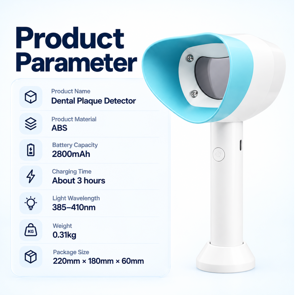Dental Plaque Detector – Rechargeable Oral Hygiene Detection Light