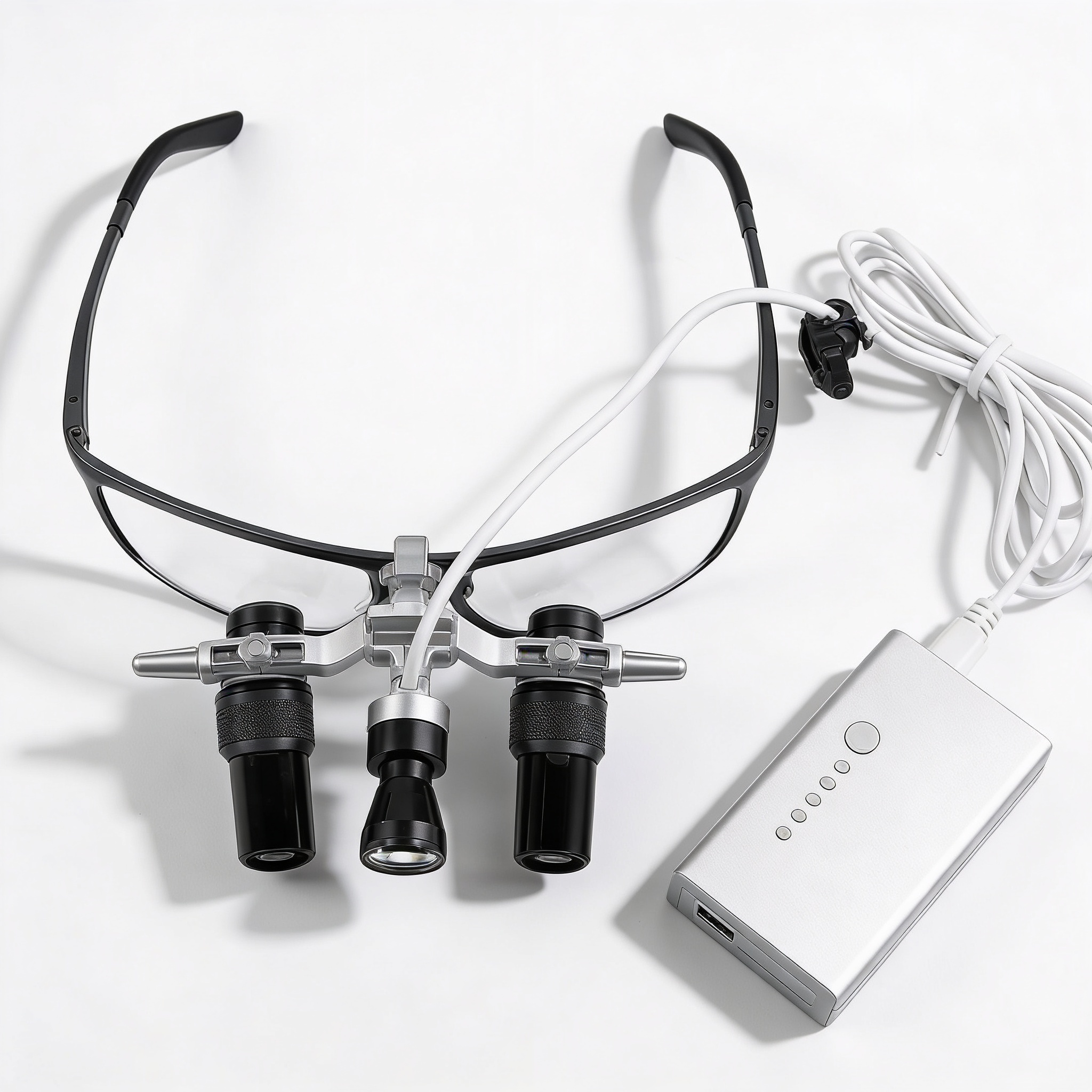 NEW 2026 Dental Professional LED Ergo Loupes Glasses 5.0X with 5.0W