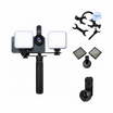 Dentiphoto Twin Light for Smartphone Dental Photography — Dual LED with 100 mm Macro Lens and CPL Filter, USB-C