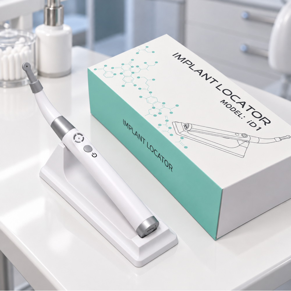 Digital Dental Implant Locator Pro – 3-Step Detection & 360° Rotating Sensor