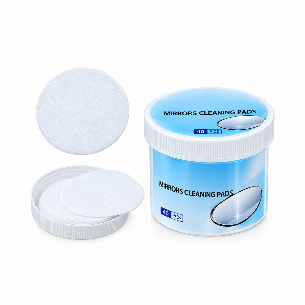 Tampons de nettoyage antibuée pour miroirs de photographie dentaire, 40 pièces — film antibuée pour des images intrabuccales nettes