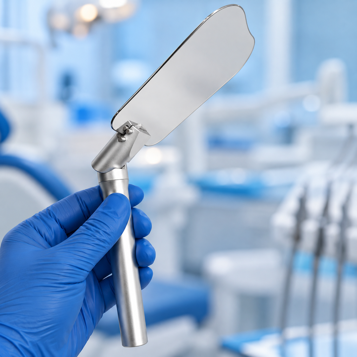 Intraoral-Spiegelset für Dentalfotografie – verstellbarer Griff und Sterilisationsbox, autoklavierbar