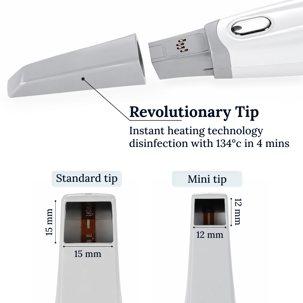 Intraoral Scanner Replacement Tips – Standard & Mini | Autoclavable
