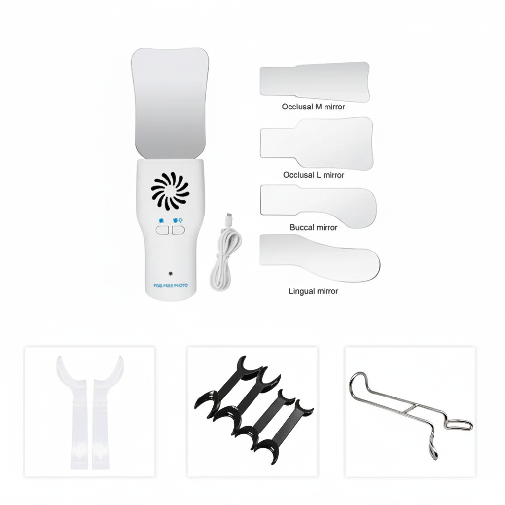 Anti-Fog Mirror for Dental Photography Dentiphoto