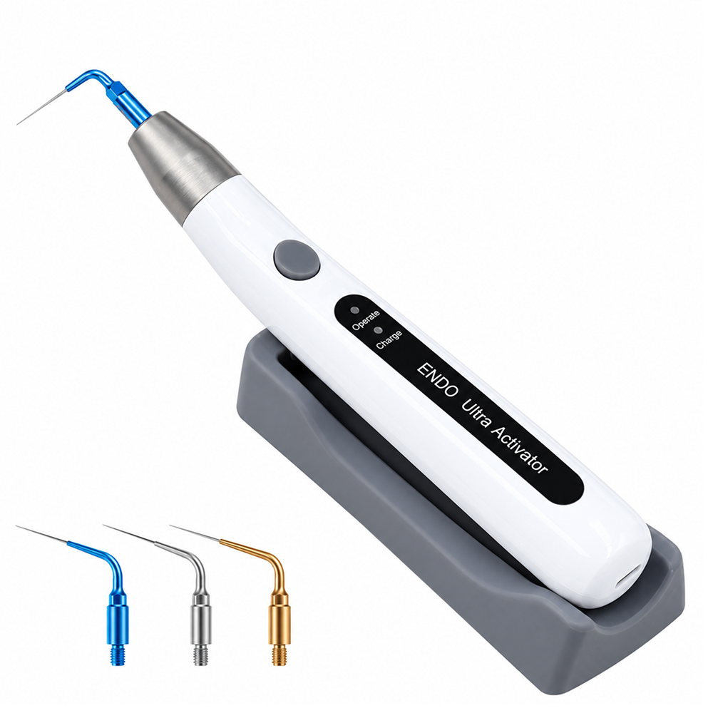 LED Endodontic Irrigation Activator Pro – 360° Illumination & Sonic Root Canal Cleaning