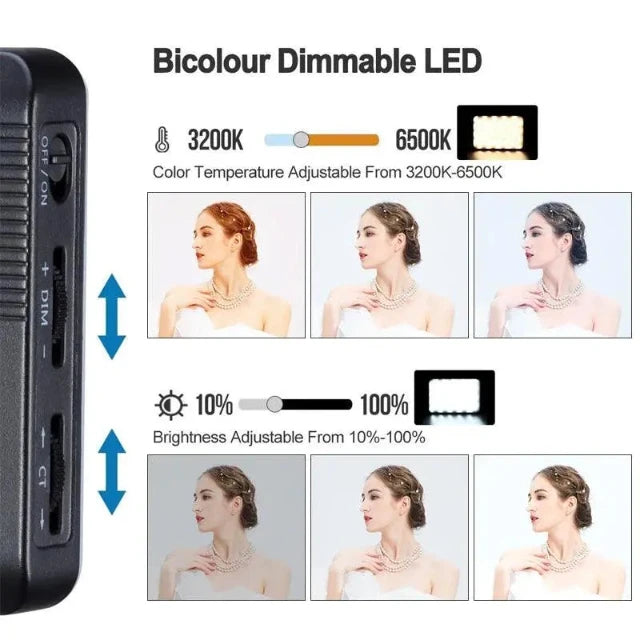 LED Video Light with Tripod Dentiphoto