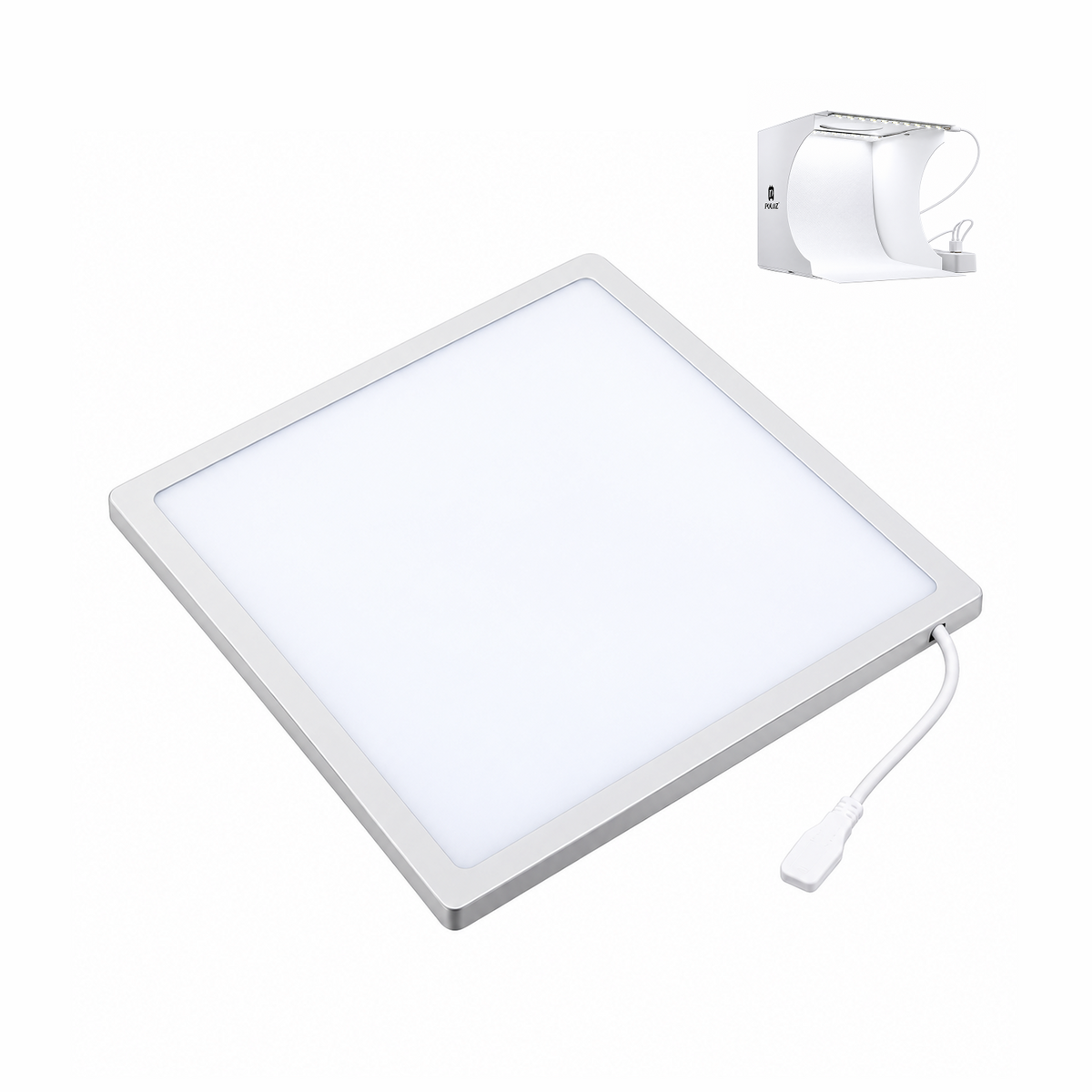 Caja de luz de 22cm y panel LED