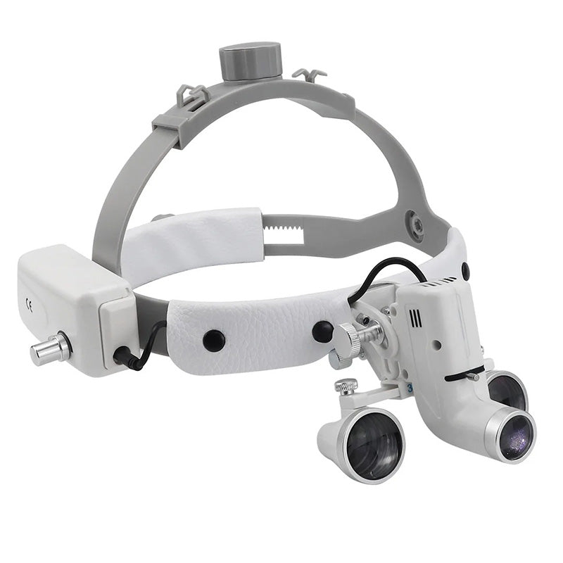 2.5X/3.5X Dental Surgical Loupes with 5W LED Headlight