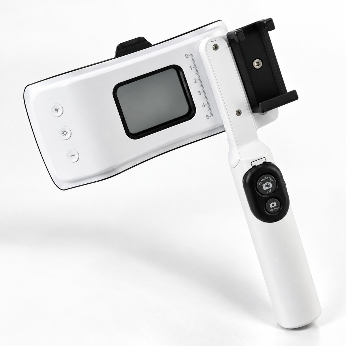 ProLight X LED Lamp for Smartphone Dental Photography — CRI 95+, 6000-6500 K, 20 LEDs, Bluetooth Remote, 170 g