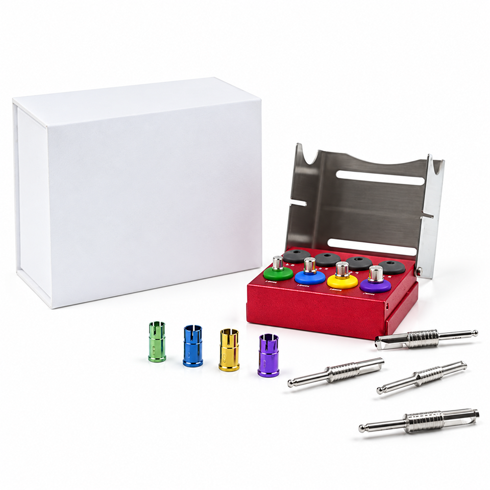 Professional Dental Bone Harvesting Kit – 4-Size Precision Drill System