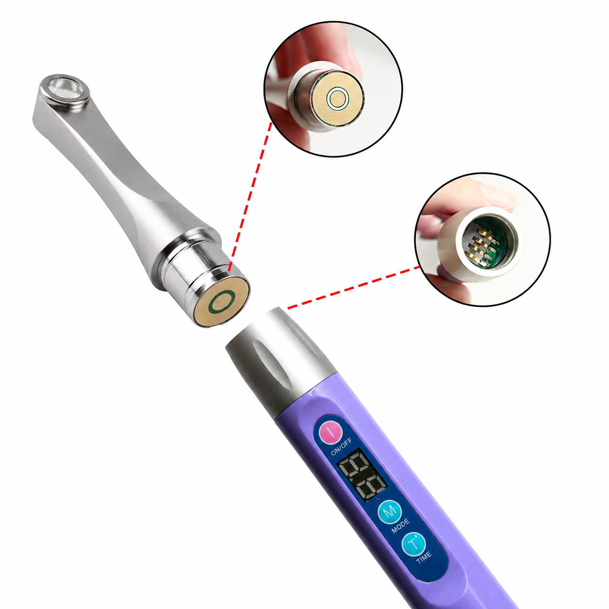 Professional Dental LED Curing Light with 1-Second Fast Curing Technology