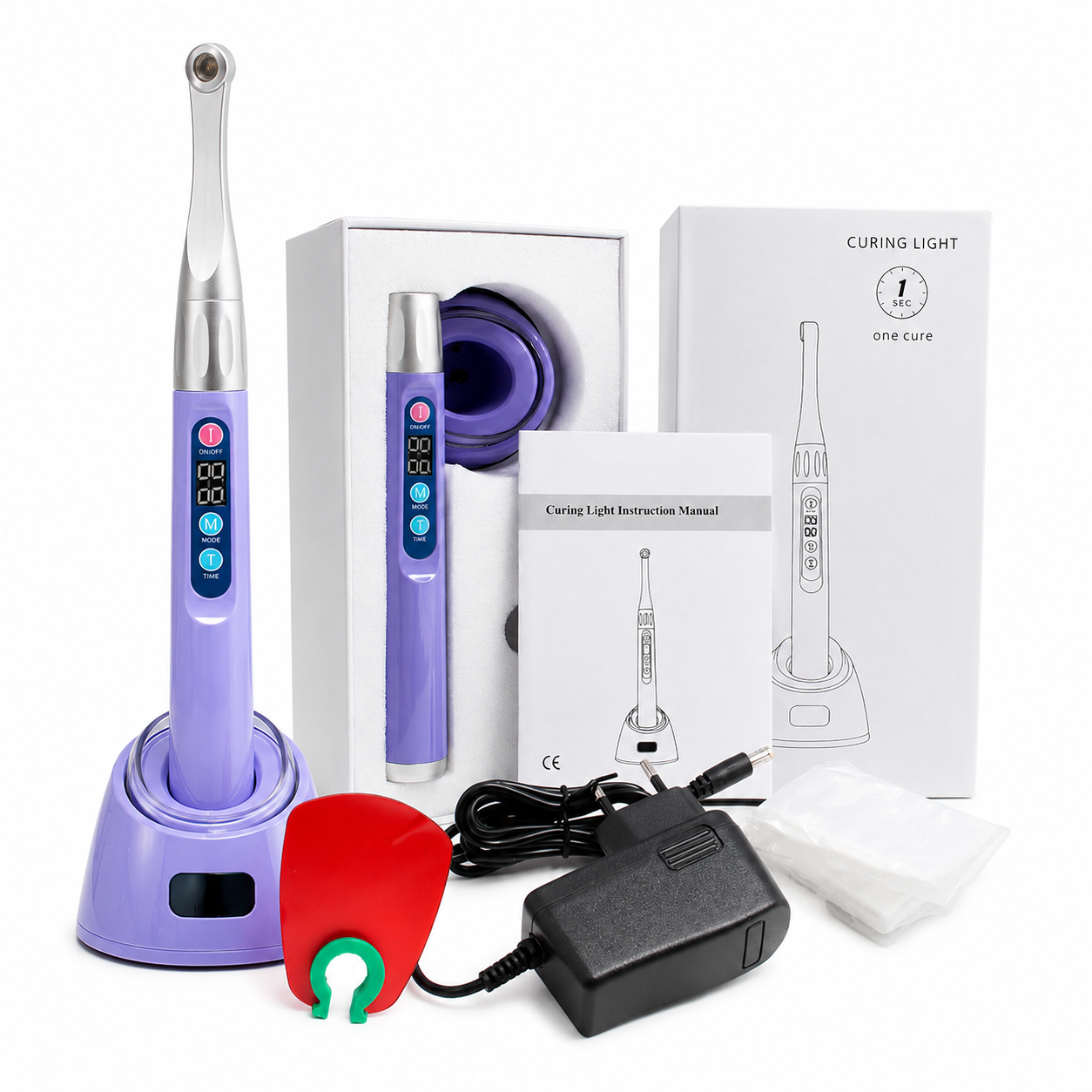 Professional Dental LED Curing Light with 1-Second Fast Curing Technology
