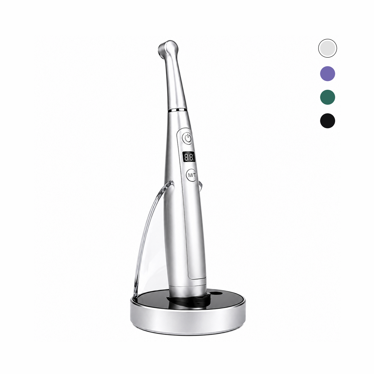 Dental LED Curing Light with Caries Detection — 4-LED, 3300 mW/cm², 385-515 nm, Six Modes, Metal Body