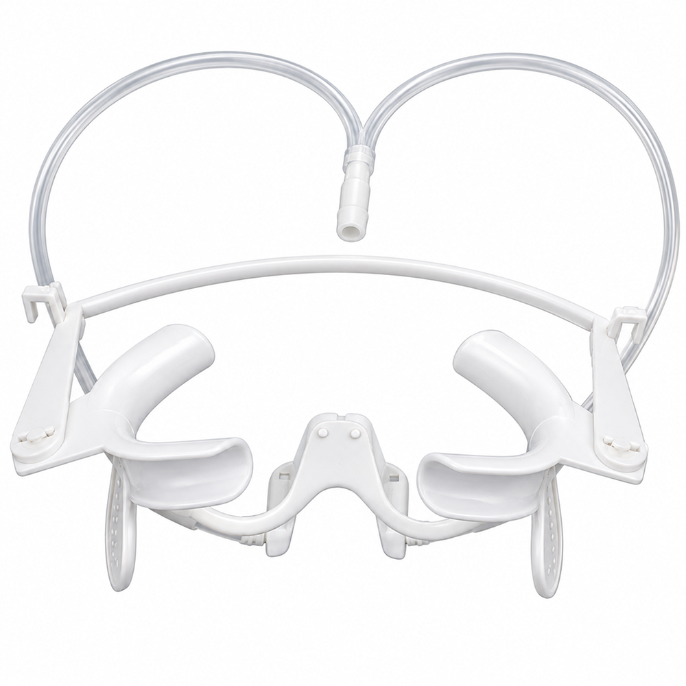 Sistema Retractor NOLA Cheek con Protector Lingual y Set de Cánula de Succión