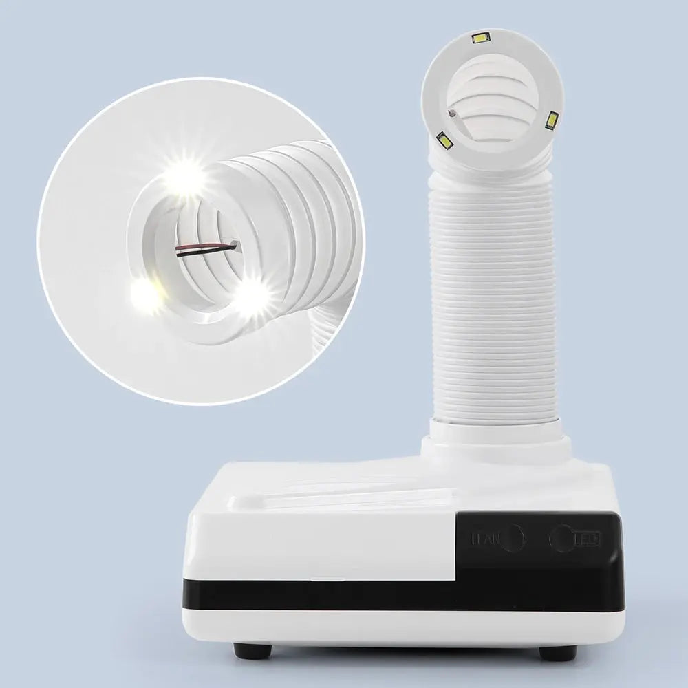 Compact Dental Laboratory Dust Collector with LED Light Dentigear