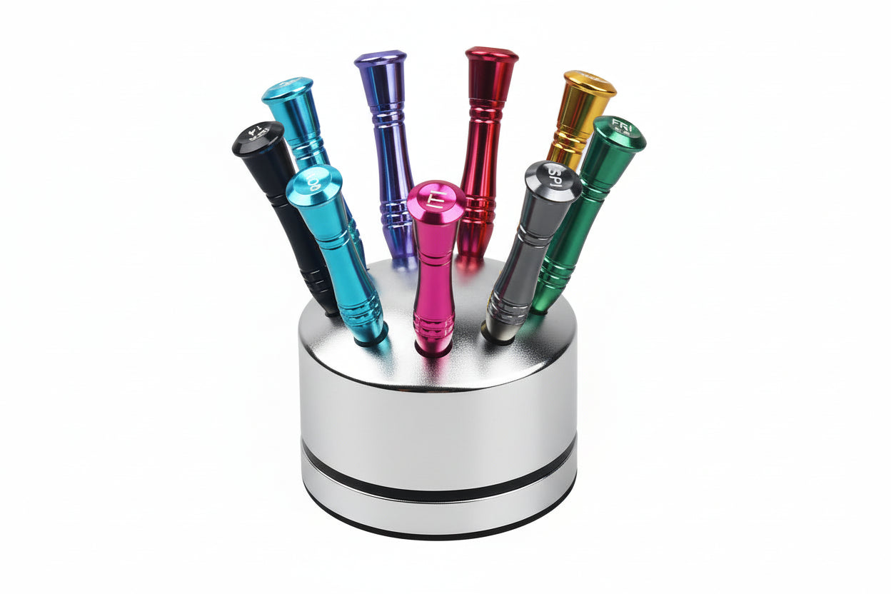 Universal Dental Implant Screwdriver Kit – 9pcs with Autoclavable Organizer Base Dentigear