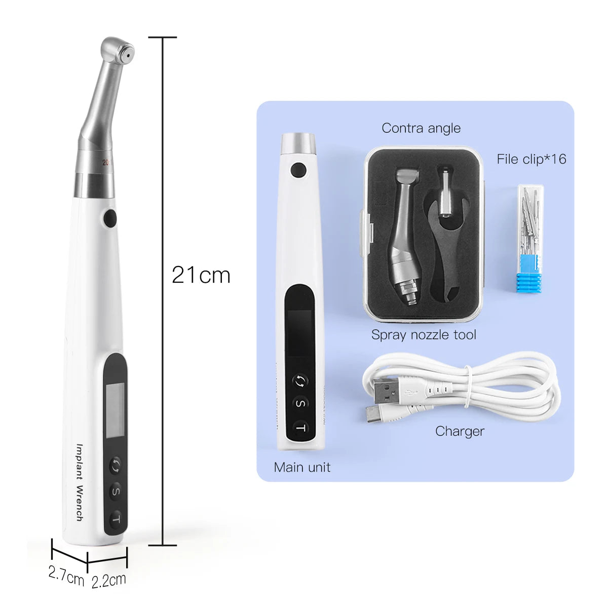 Electric Dental Implant Torque Wrench – Wireless & Precision-Controlled