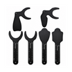 Set of 6 Metal Contrasters for Dental Photography — Black Intraoral Backdrops for All Standard Views