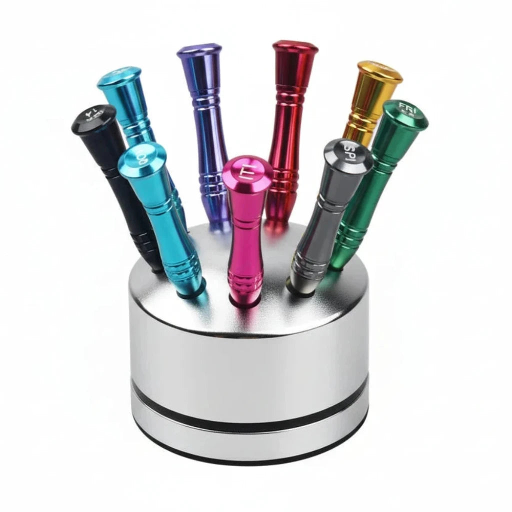Universal Dental Implant Screwdriver Kit – 9pcs with Autoclavable Organizer Base Dentigear