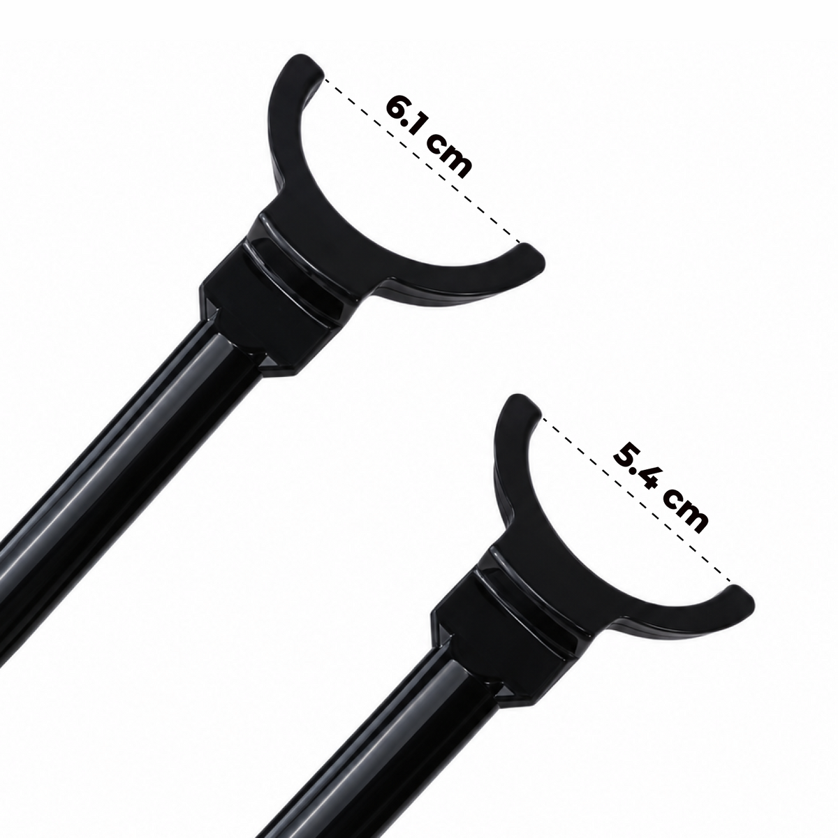 Écarteur des lèvres supérieure et inférieure pour photographie dentaire — écarteur occlusal noir pour vues des arcades