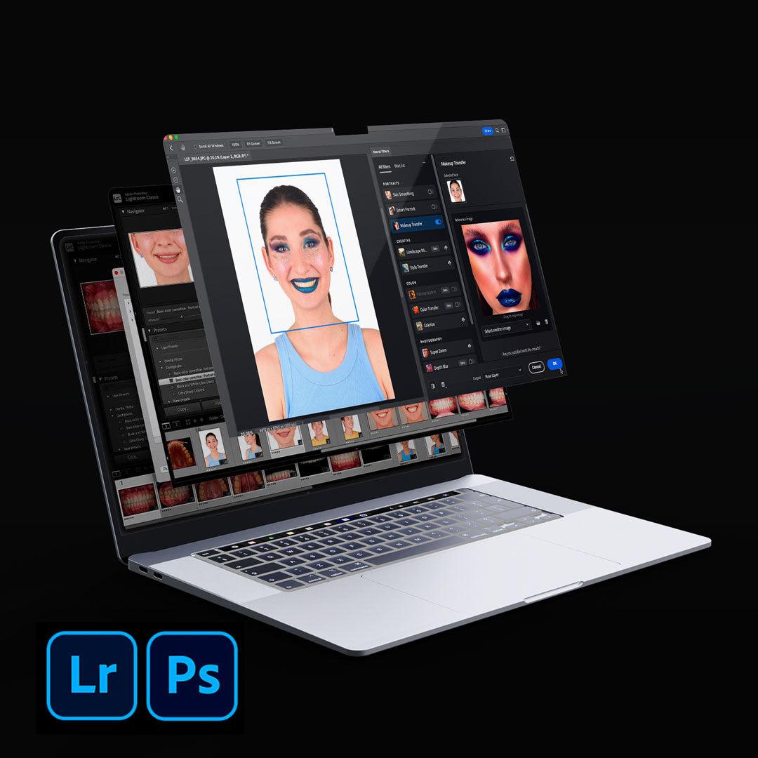 Curso: Secretos de la edición de fotografías dentales en Photoshop y Lightroom
