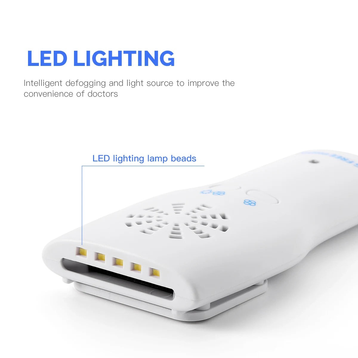 Espejo antivaho para fotografía dental