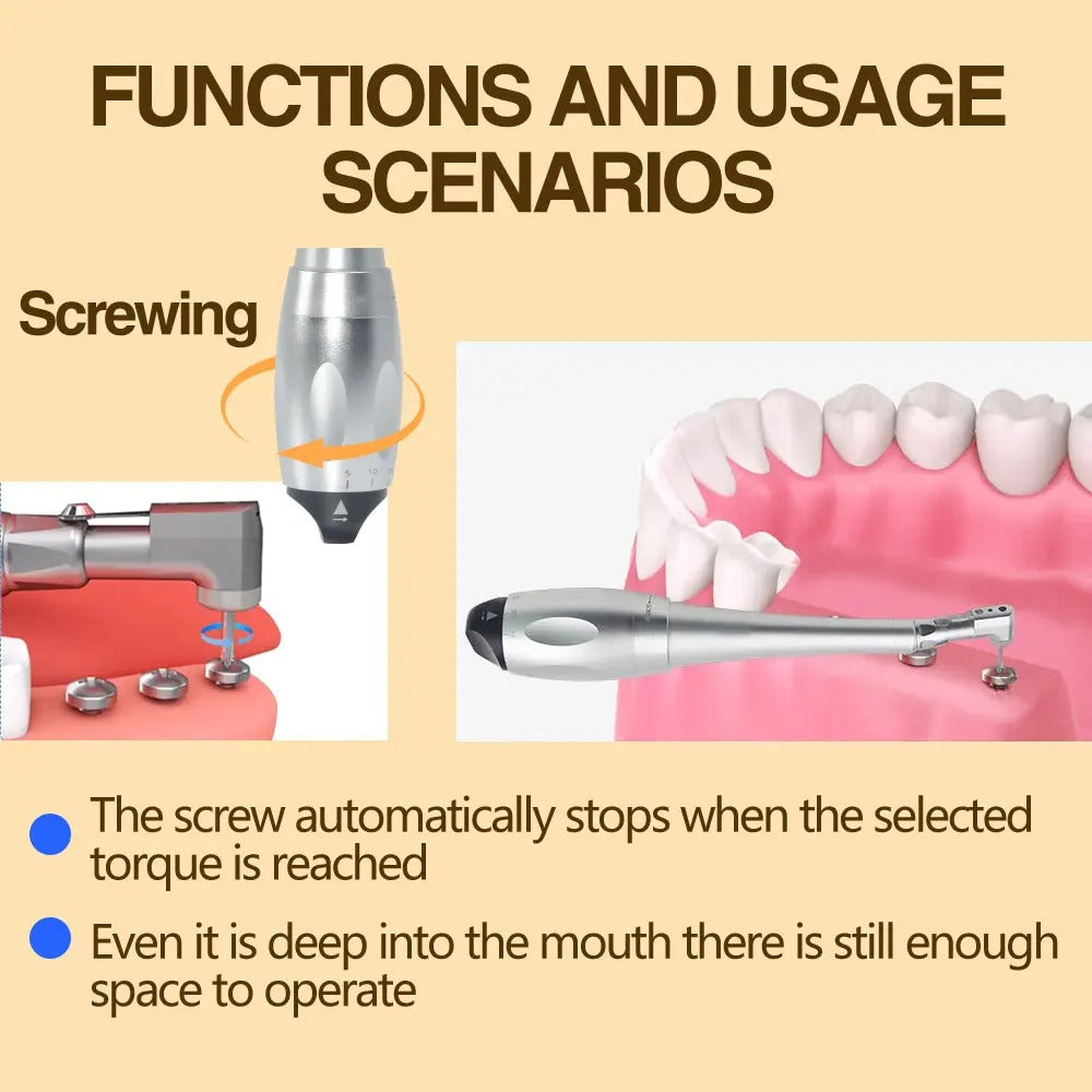 Kit de llave dinamométrica universal para implantes Torq Control® (5–35 N·cm)