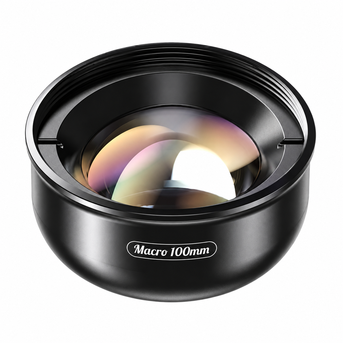 歯科撮影用スマートフォンマクロレンズ 100 mm — 口腔内クローズアップ用クリップ式マクロレンズ