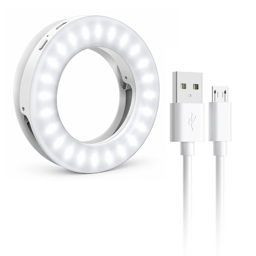 Mini lampe annulaire pour photographie dentaire et portrait