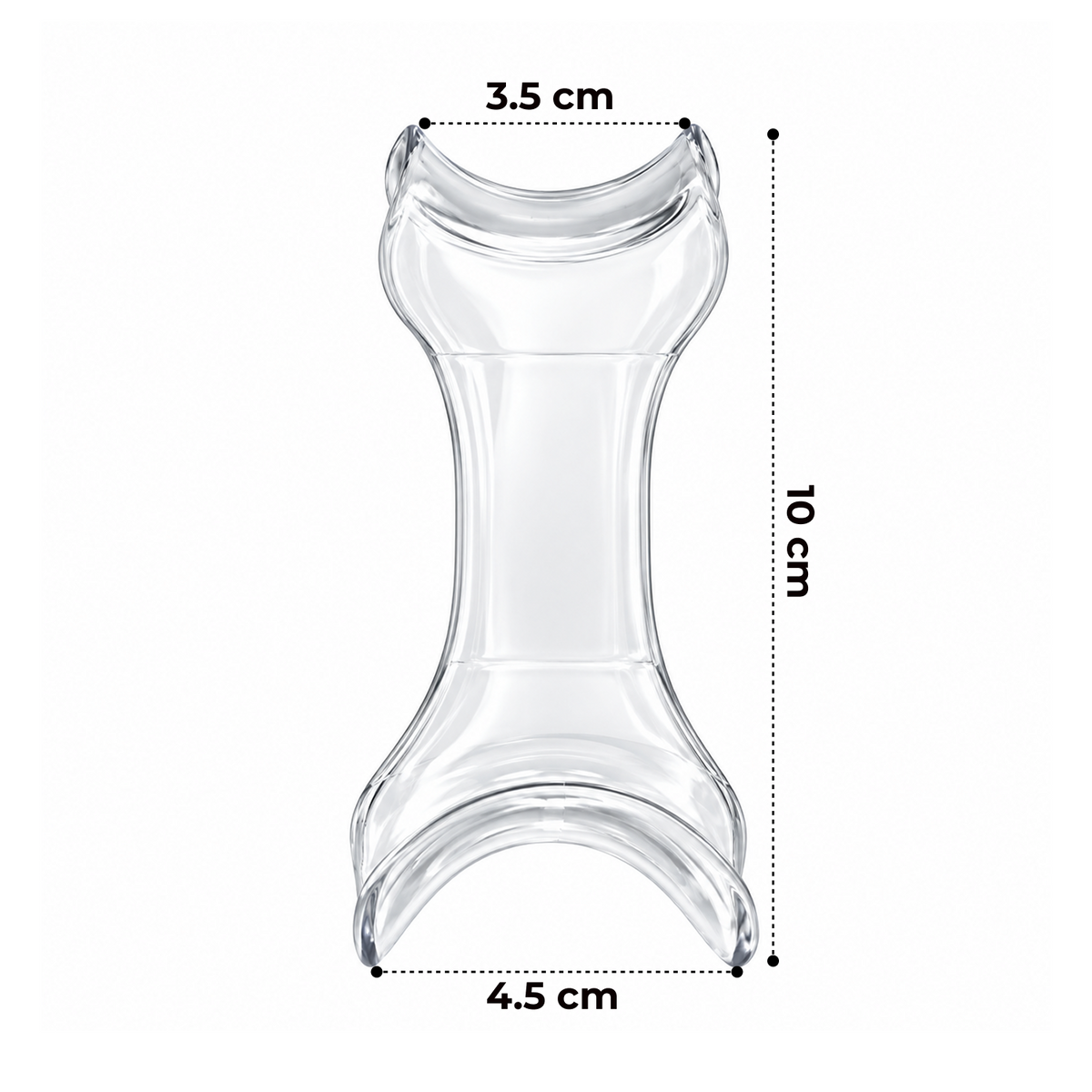 Juego de 5 pares de retractores para fotografía dental — 10 piezas.