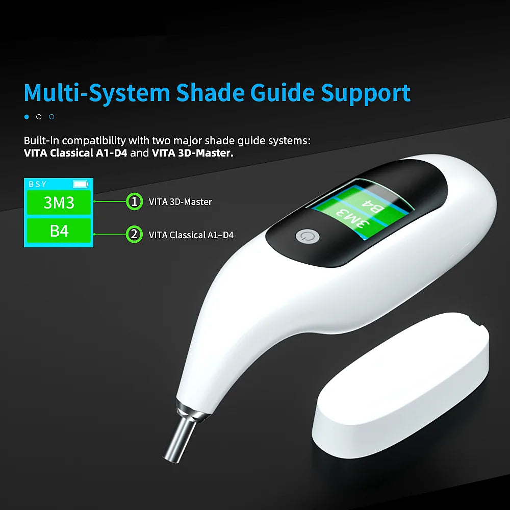 Digital dental shade guide - VITA Classical and 3D-Master on one screen